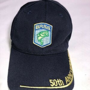 ‎B.A.S.S. 50th Anniversary BASS HAT  Adjustable Cap